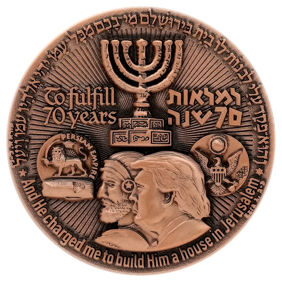 70-Year Redemption Temple Coin Holy Coins