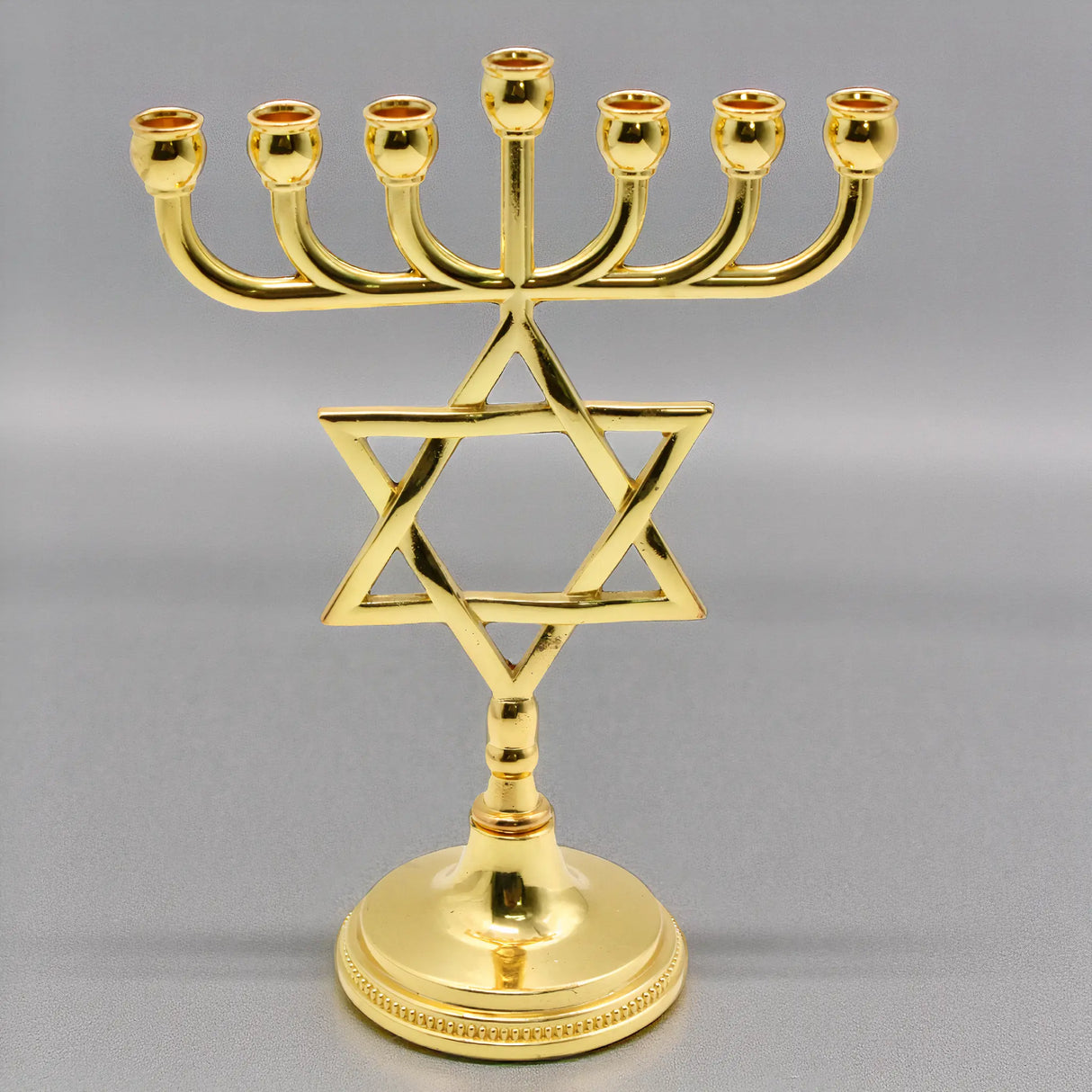 Traditional Star of David Menorah The Israel Store
