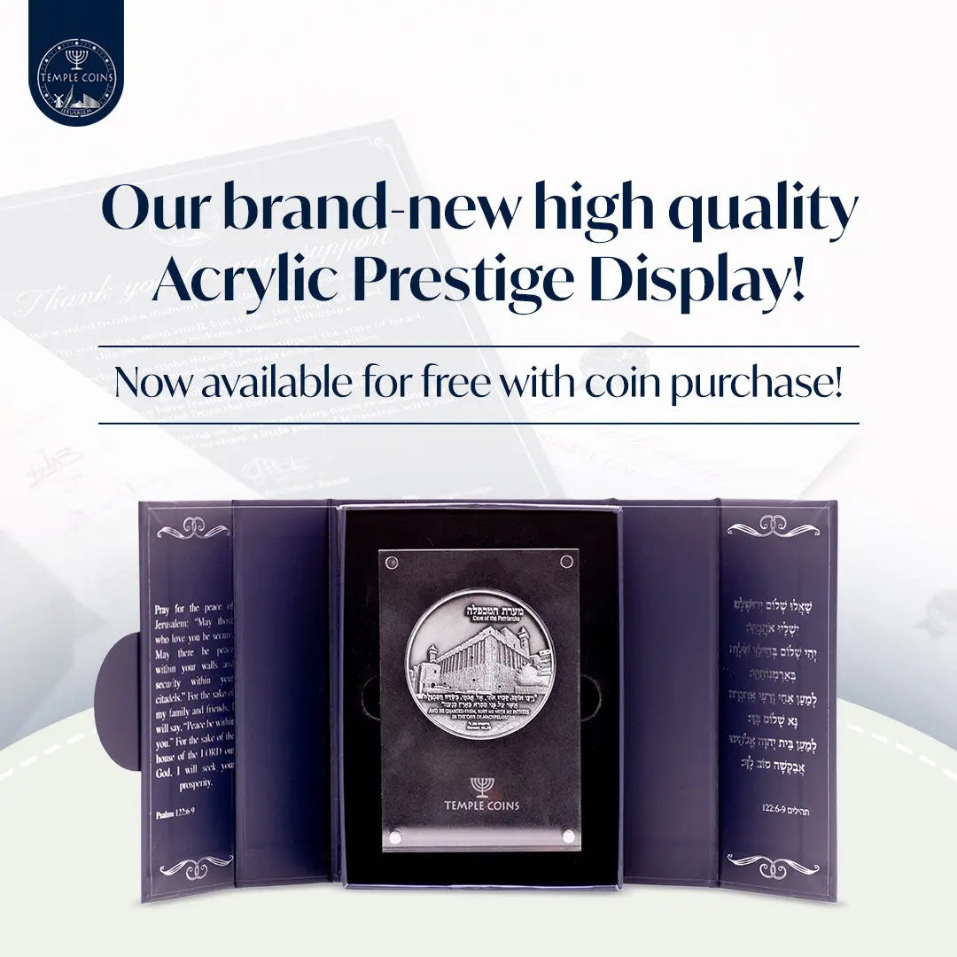 Prestige Magnetic Acrylic Coin Display Case Temple Coins