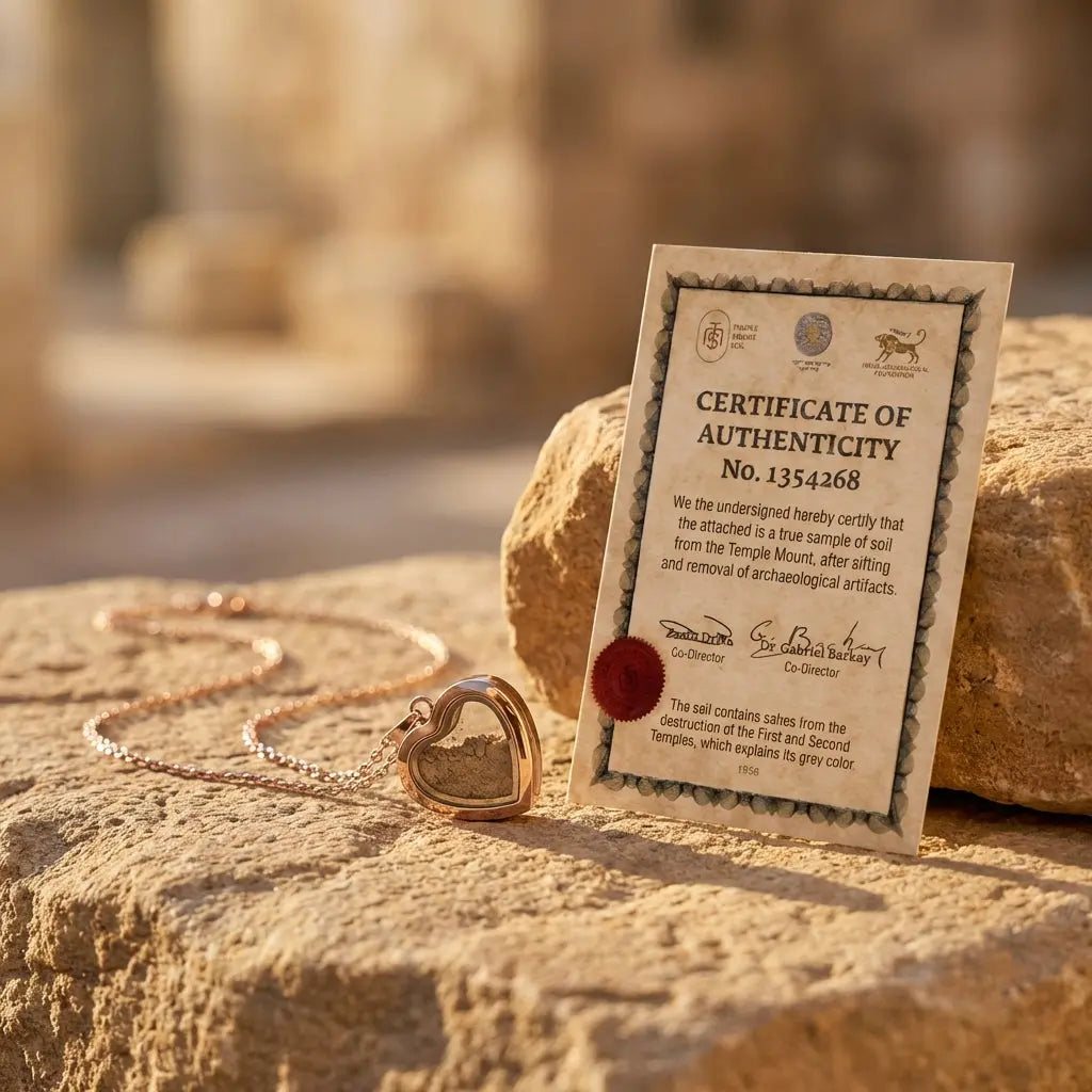 Heart of Unfailing Love Temple Mount Soil