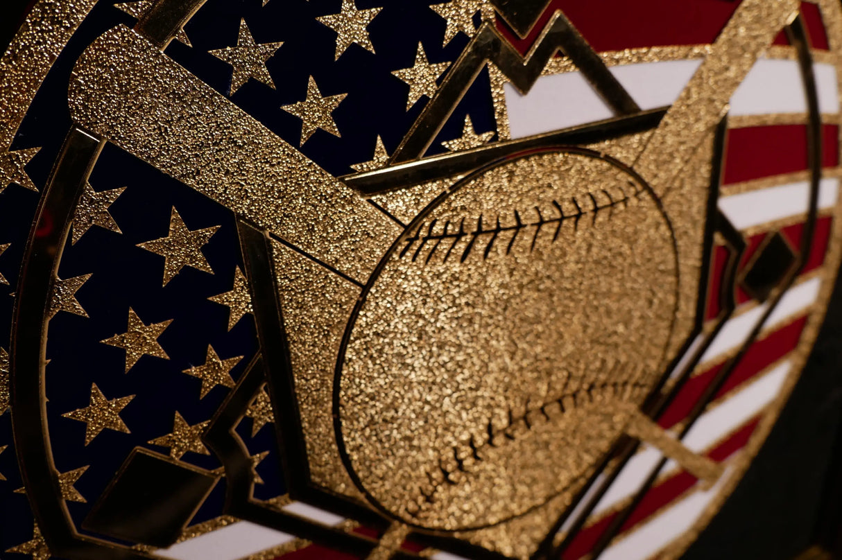 Golden Baseball Golden Patriot