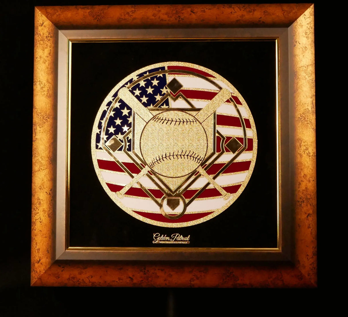 Golden Baseball Golden Patriot