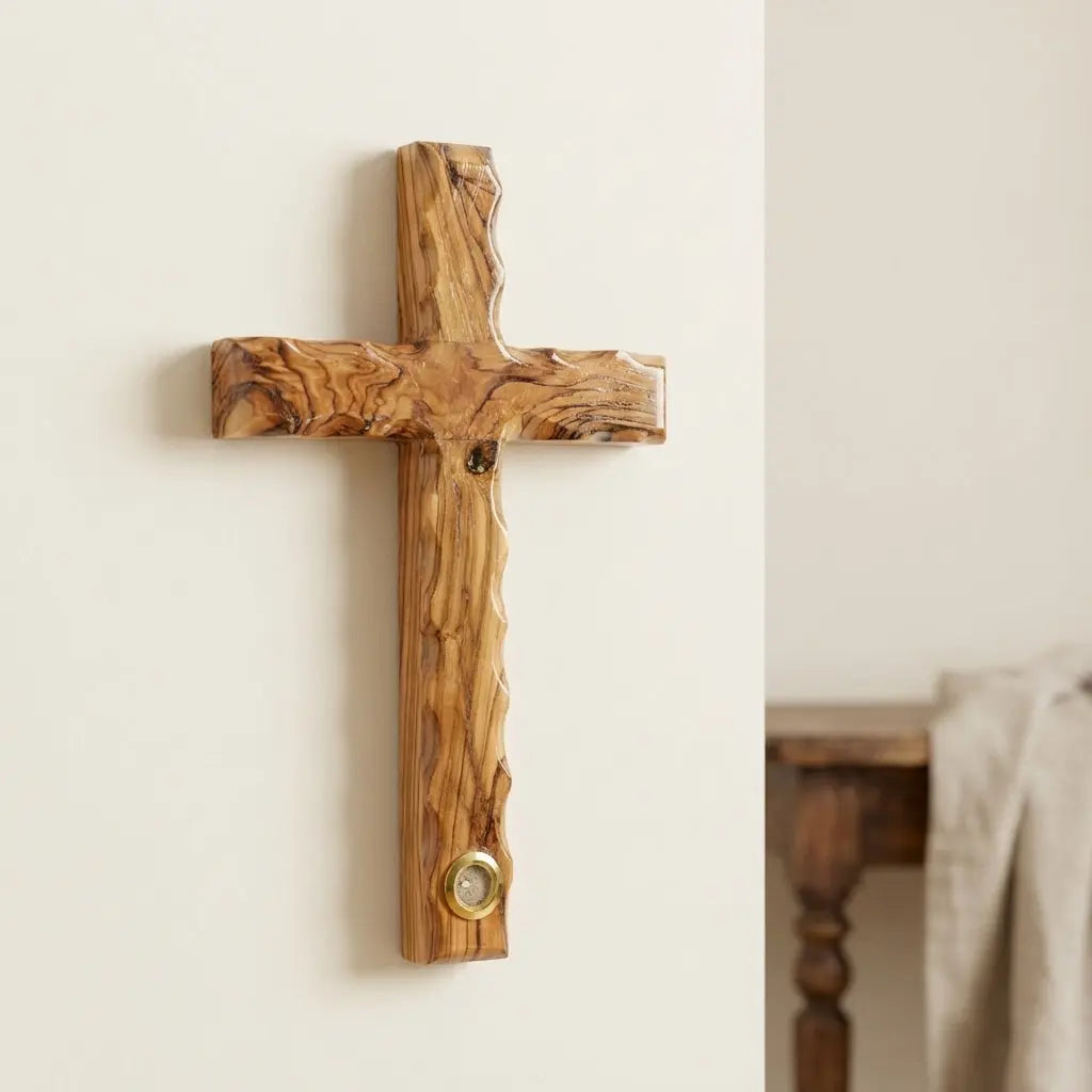 The Olive Tree Cross Temple Mount Soil