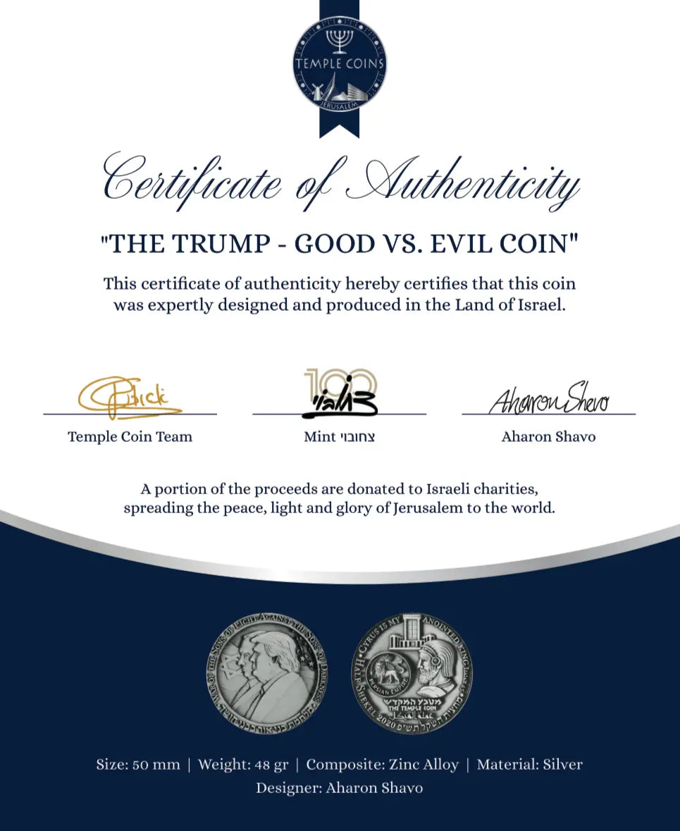 The Trump - Good vs. Evil Coin Holy Coins