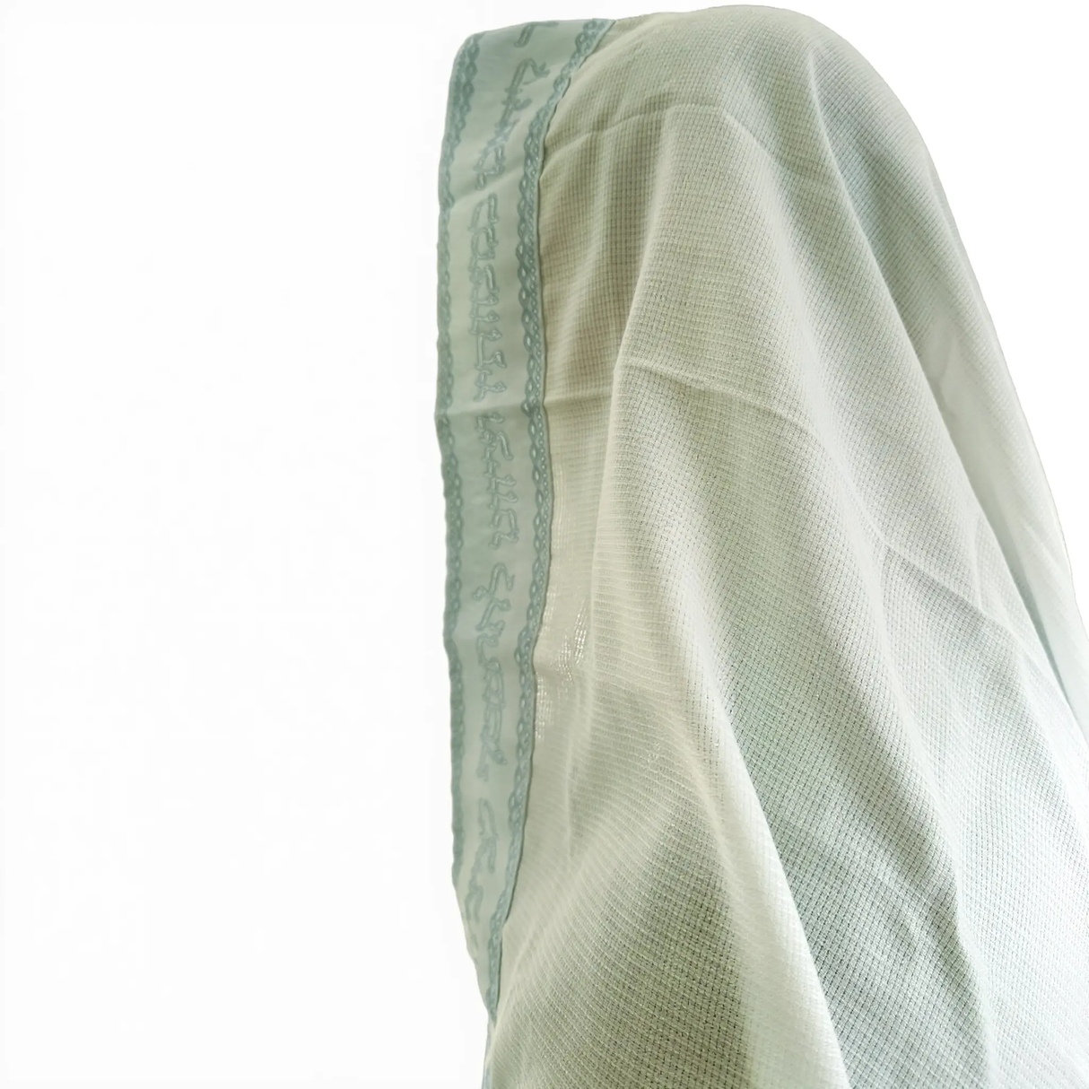 Light Blue Acrylic Tallit from Israel – Tekhelet Prayer Shawl The Israel Store