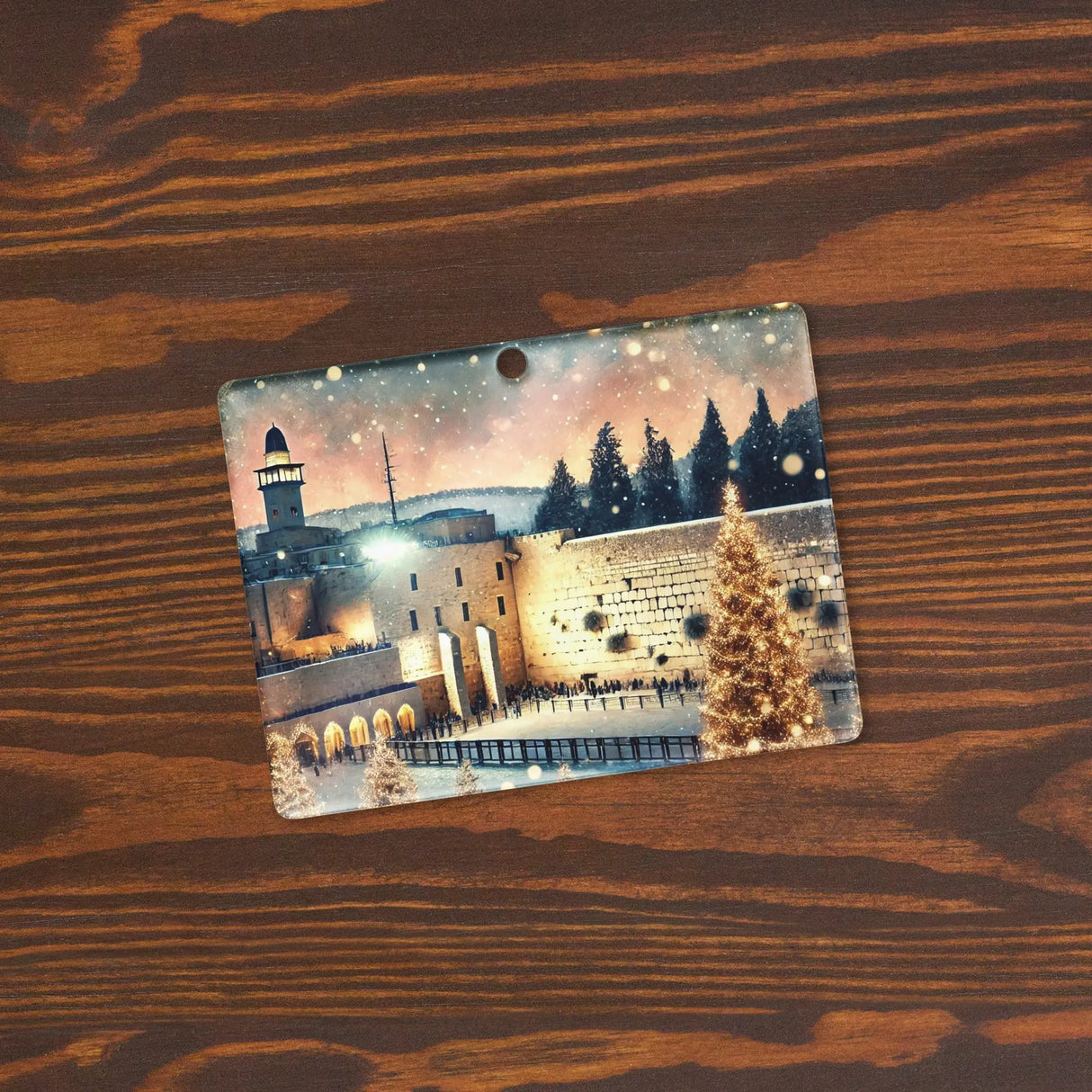 Western Wall Jerusalem Acrylic Ornament The Israel Store