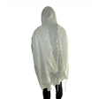 White Acrylic Tallit from Israel - Classic Prayer Shawl The Israel Store