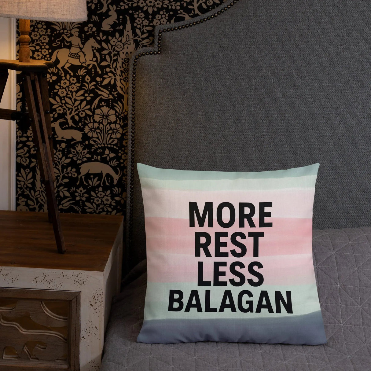 More Rest, Less Balagan Premium Pillow - Israeli Humor Meets Holy Land Comfort The Israel Store