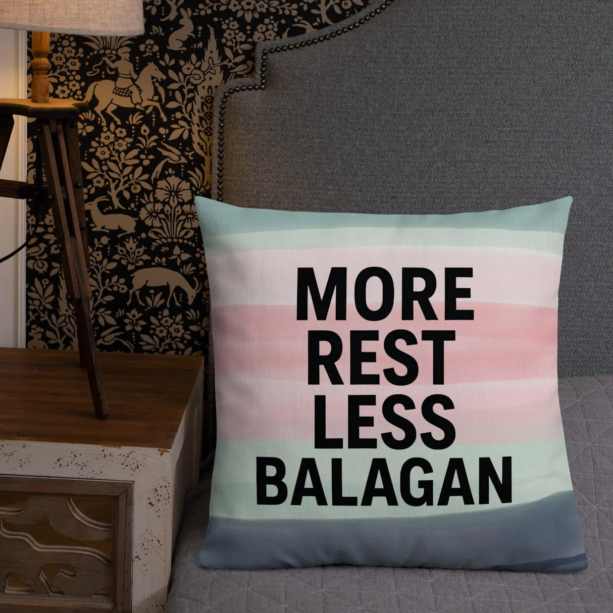 More Rest, Less Balagan Premium Pillow - Israeli Humor Meets Holy Land Comfort The Israel Store