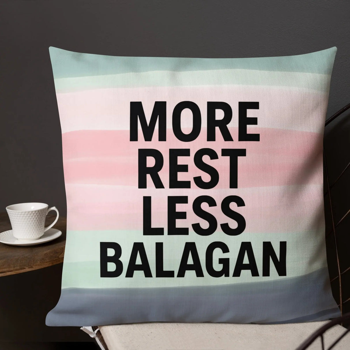 More Rest, Less Balagan Premium Pillow - Israeli Humor Meets Holy Land Comfort The Israel Store