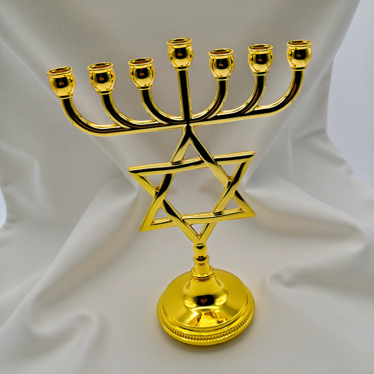 Traditional Star of David Menorah The Israel Store