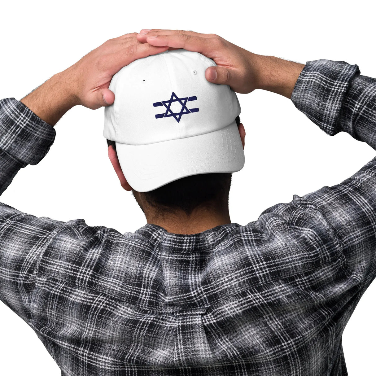 Hebrew Flag Stripe Hat The Israel Store