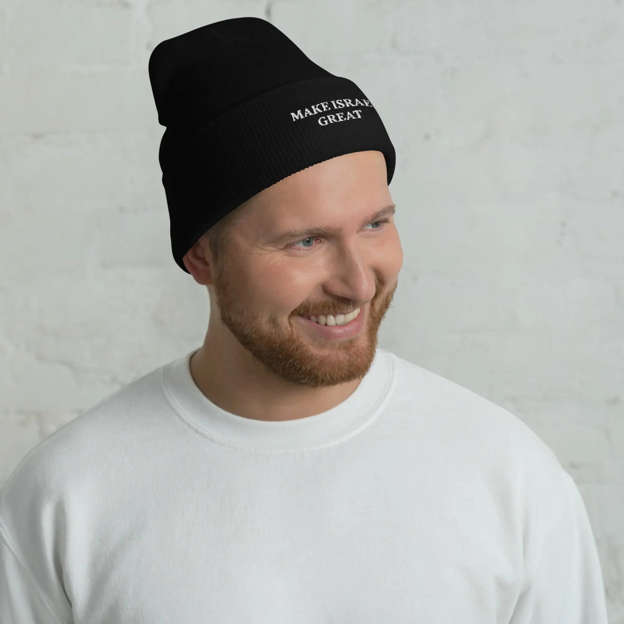 Make Israel Great Cuffed Beanie The Israel Store