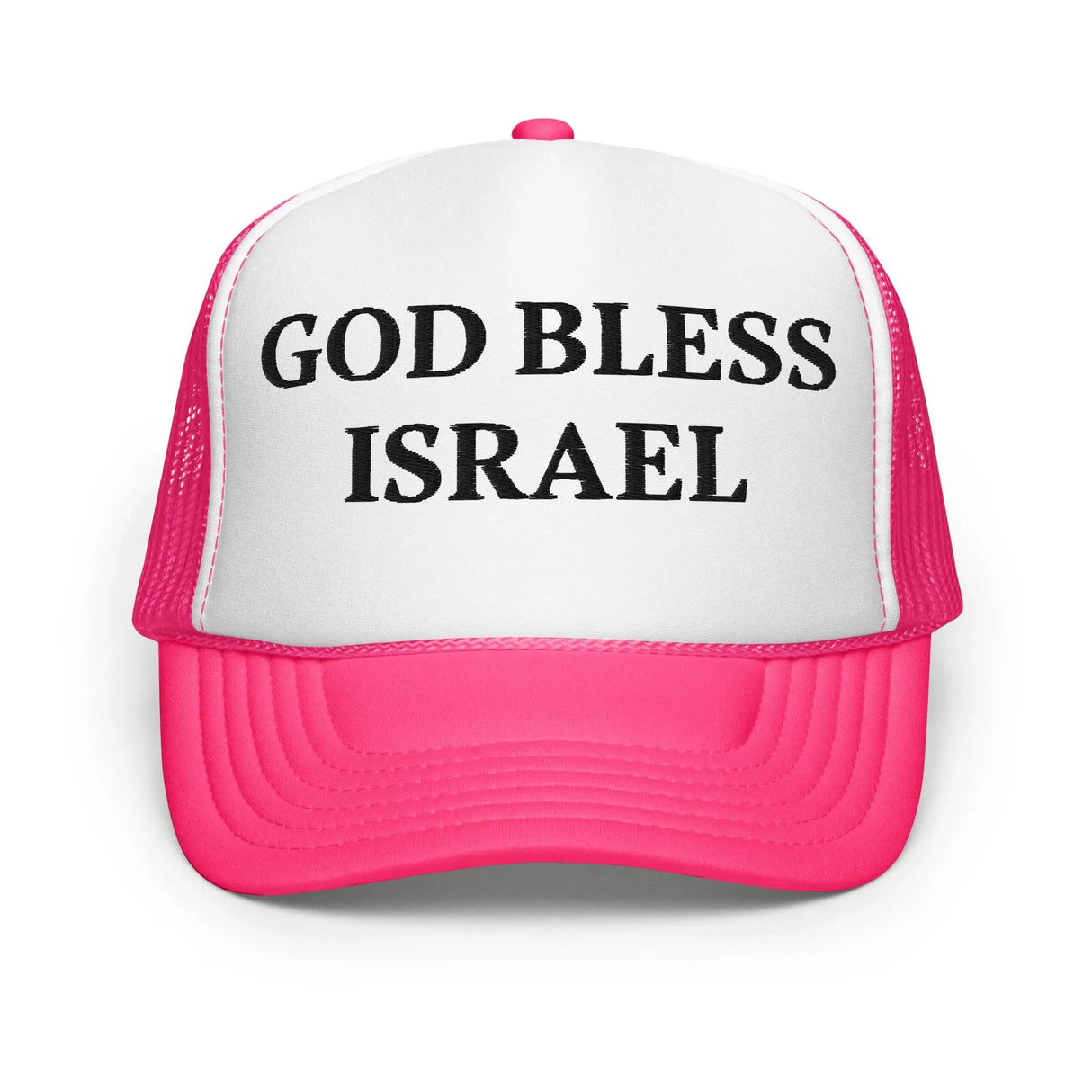 God Bless Israel - Foam trucker hat The Israel Store