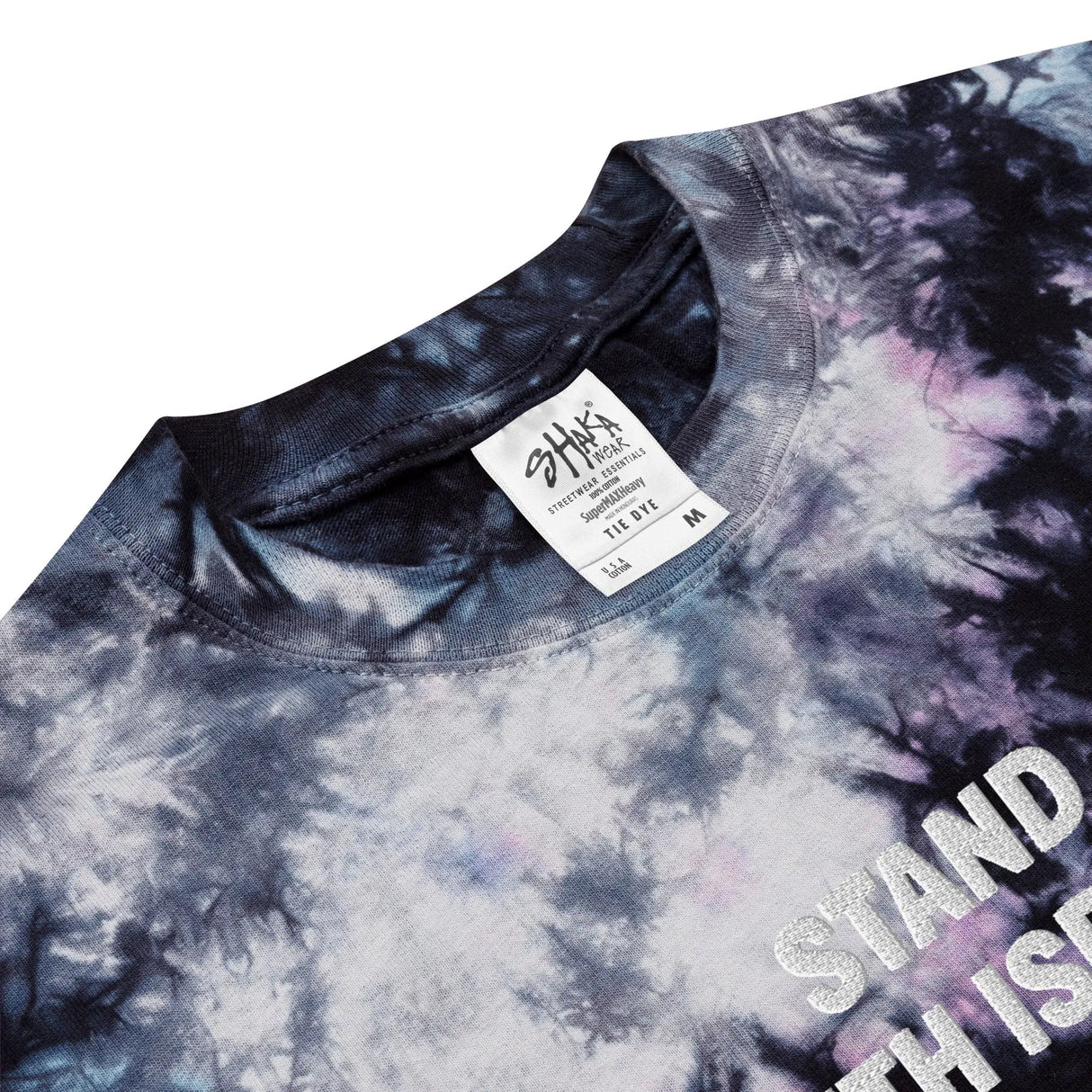 Stand With Israel Oversized Unisex Tie-Dye T-Shirt The Israel Store