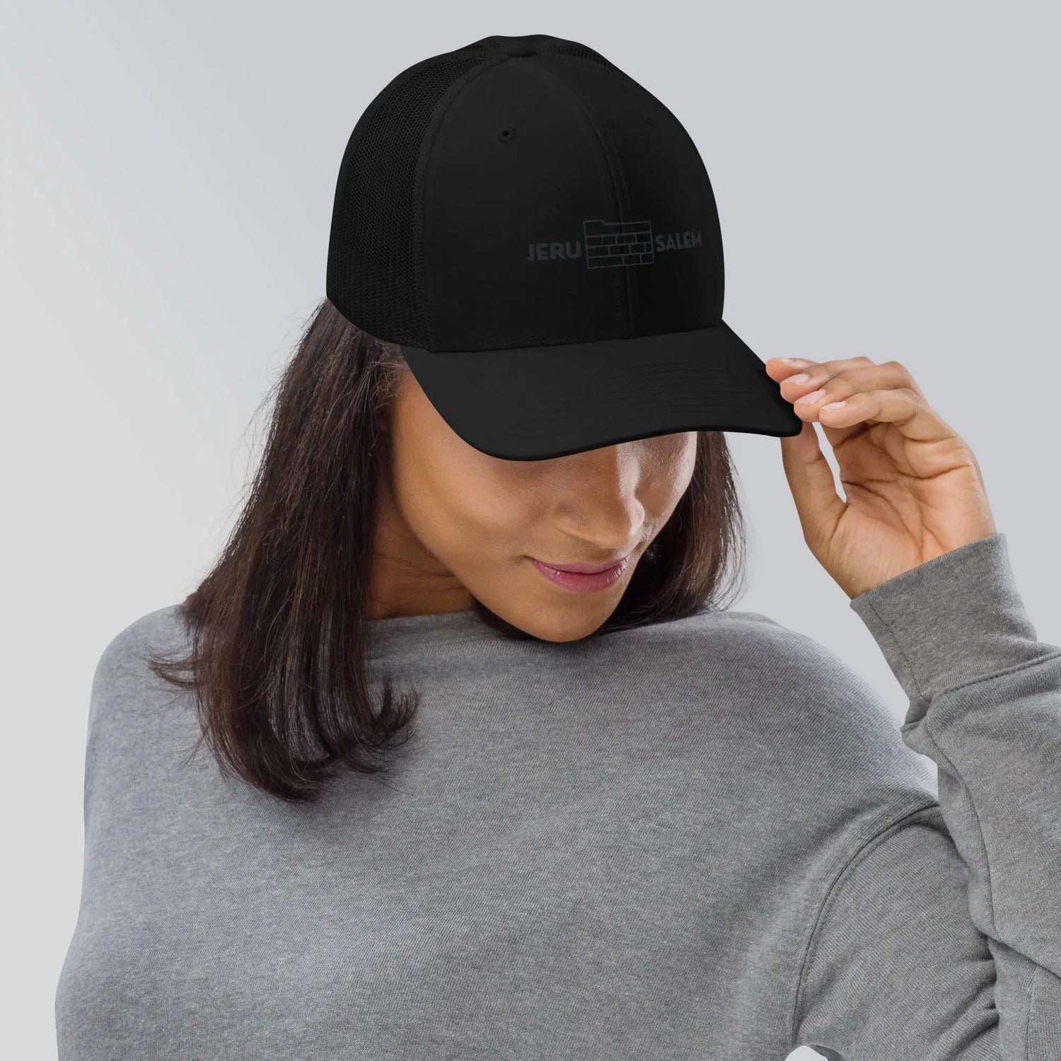 Jerusalem Trucker Hat The Israel Store