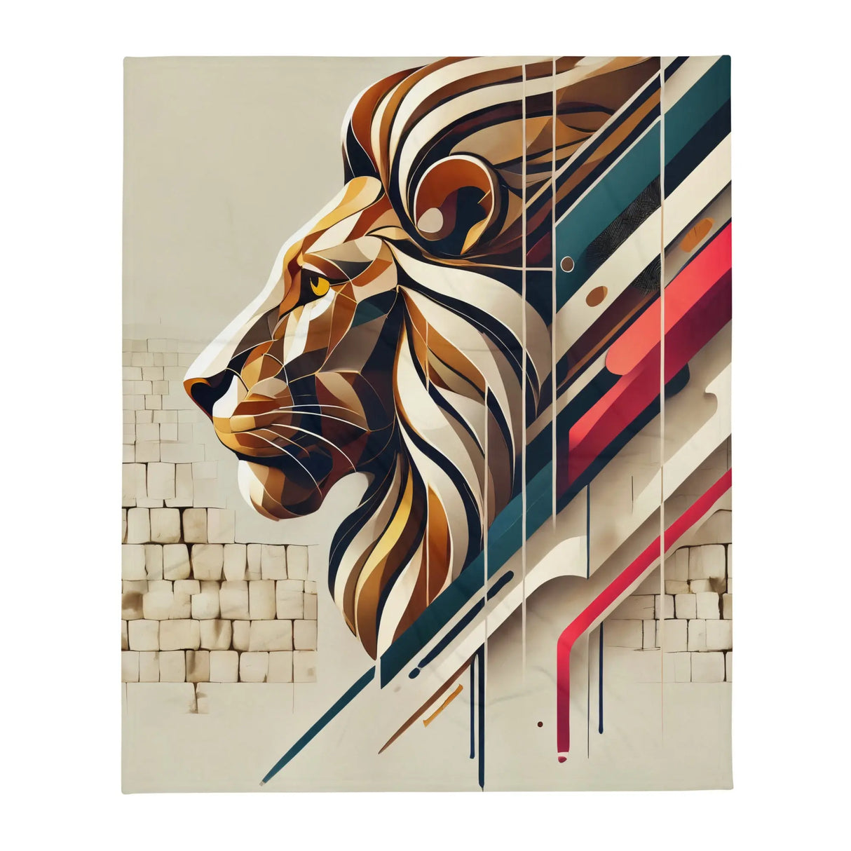 Lion of Judah Throw Blanket The Israel Store