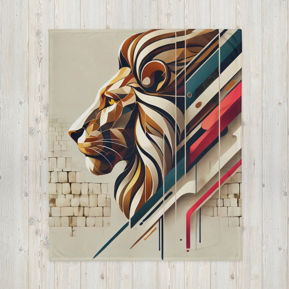 Lion of Judah Throw Blanket The Israel Store