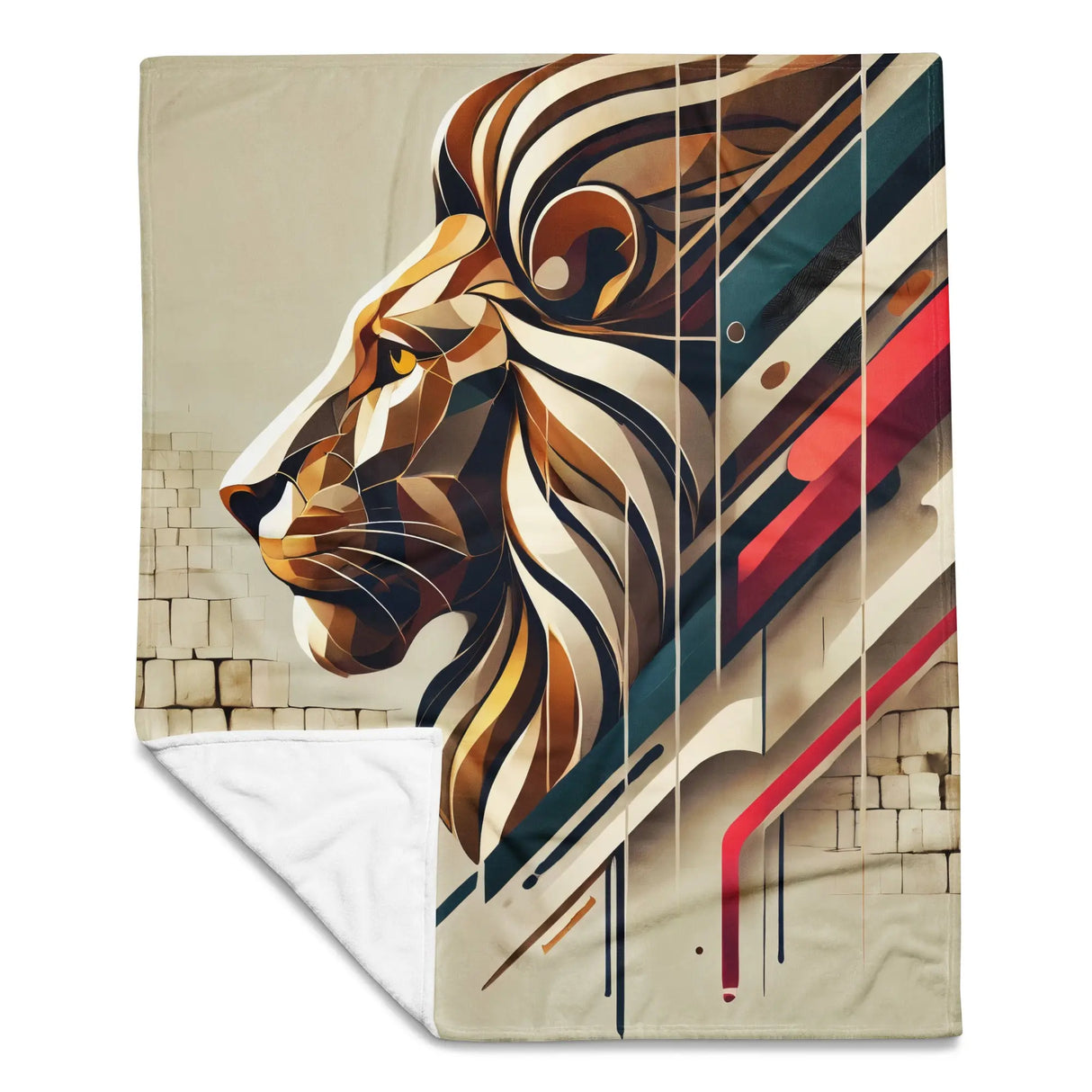 Lion of Judah Throw Blanket The Israel Store