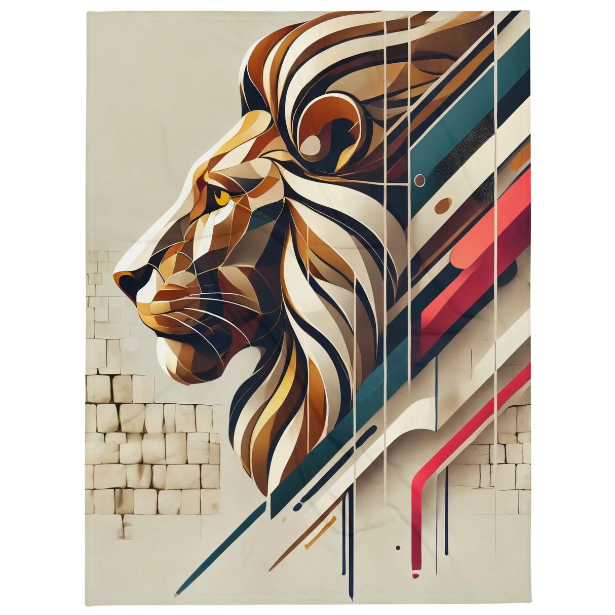 Lion of Judah Throw Blanket The Israel Store