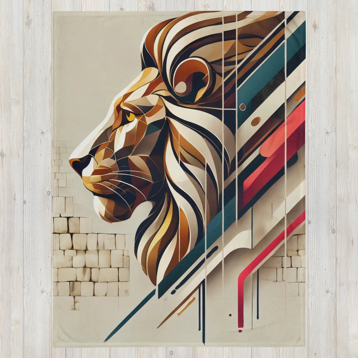 Lion of Judah Throw Blanket The Israel Store