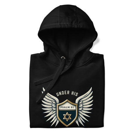 Under His Wings Psalm 91 Unisex Hoodie The Israel Store