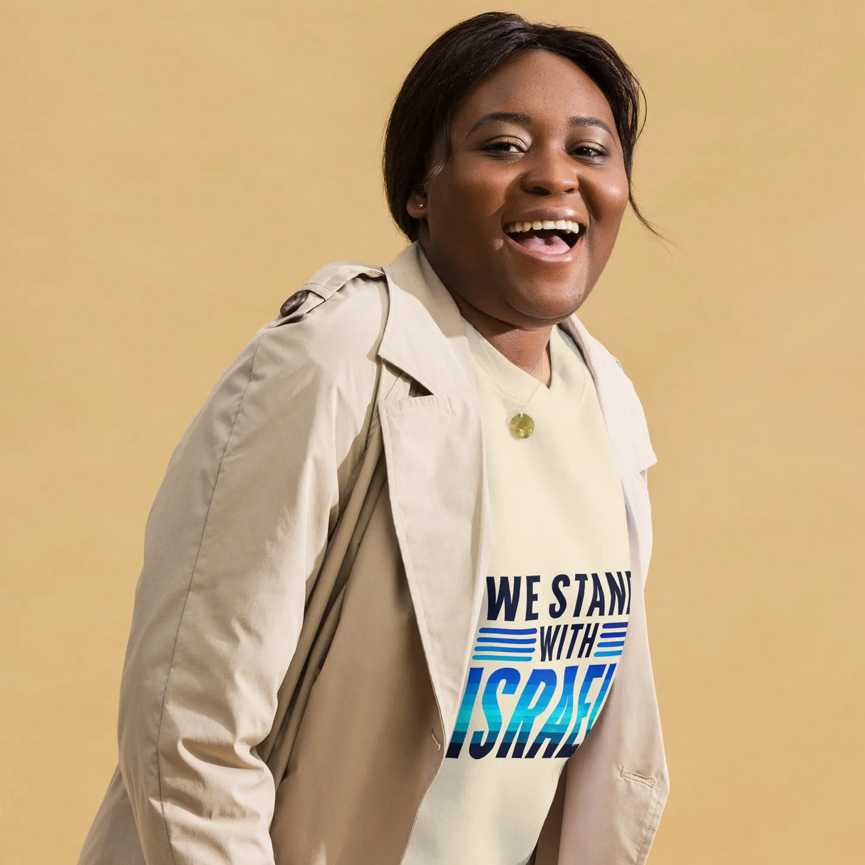 We Stand with Israel Premium Unisex Sweatshirt The Israel Store