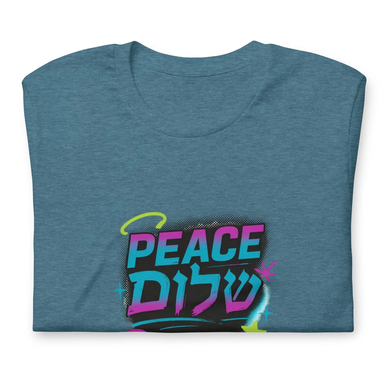 Peace Shalom Graffiti Unisex T-Shirt The Israel Store