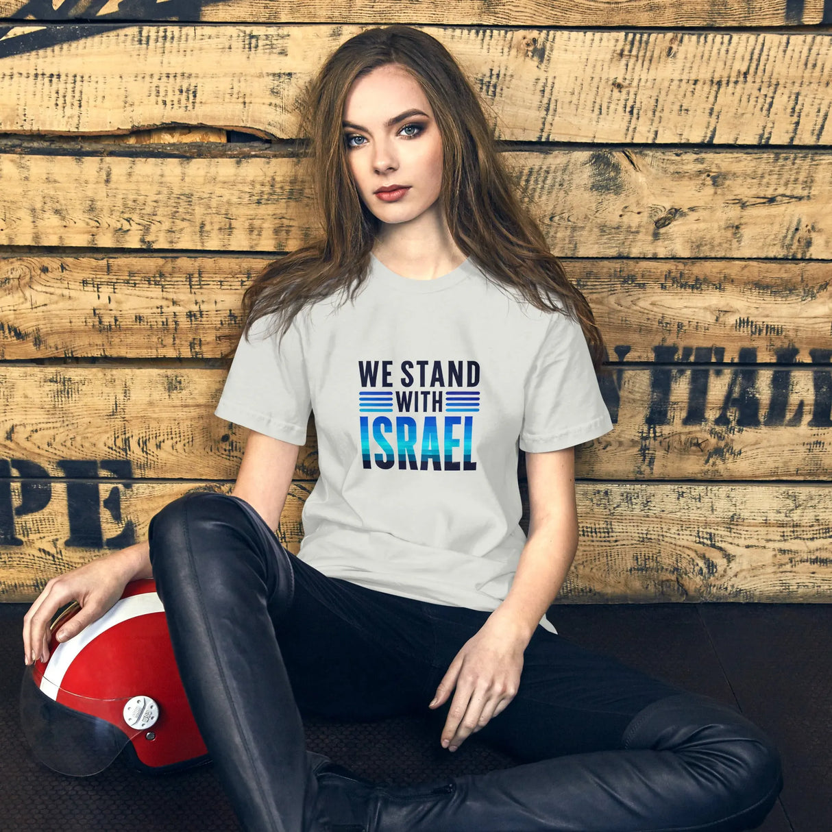 We Stand with Israel Unisex T-Shirt – Bold Support for Israel The Israel Store