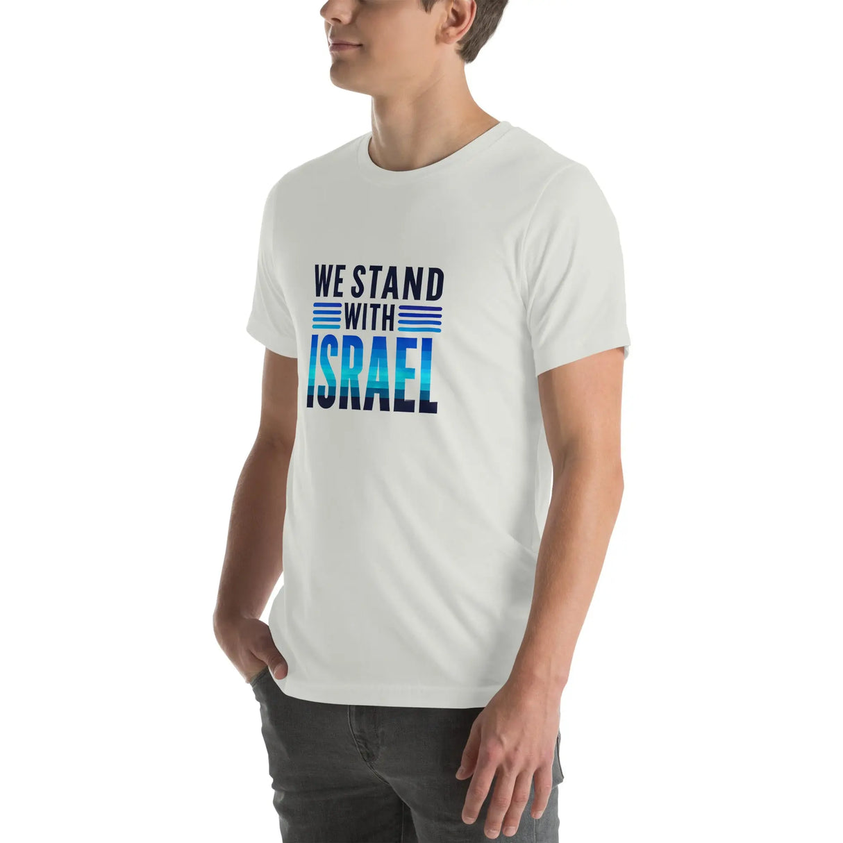 We Stand with Israel Unisex T-Shirt – Bold Support for Israel The Israel Store