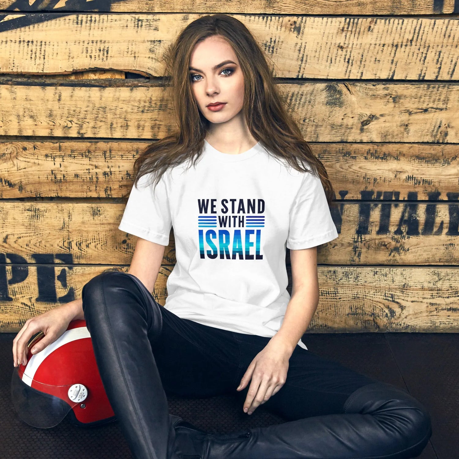 We Stand with Israel Unisex T-Shirt – Bold Support for Israel The Israel Store