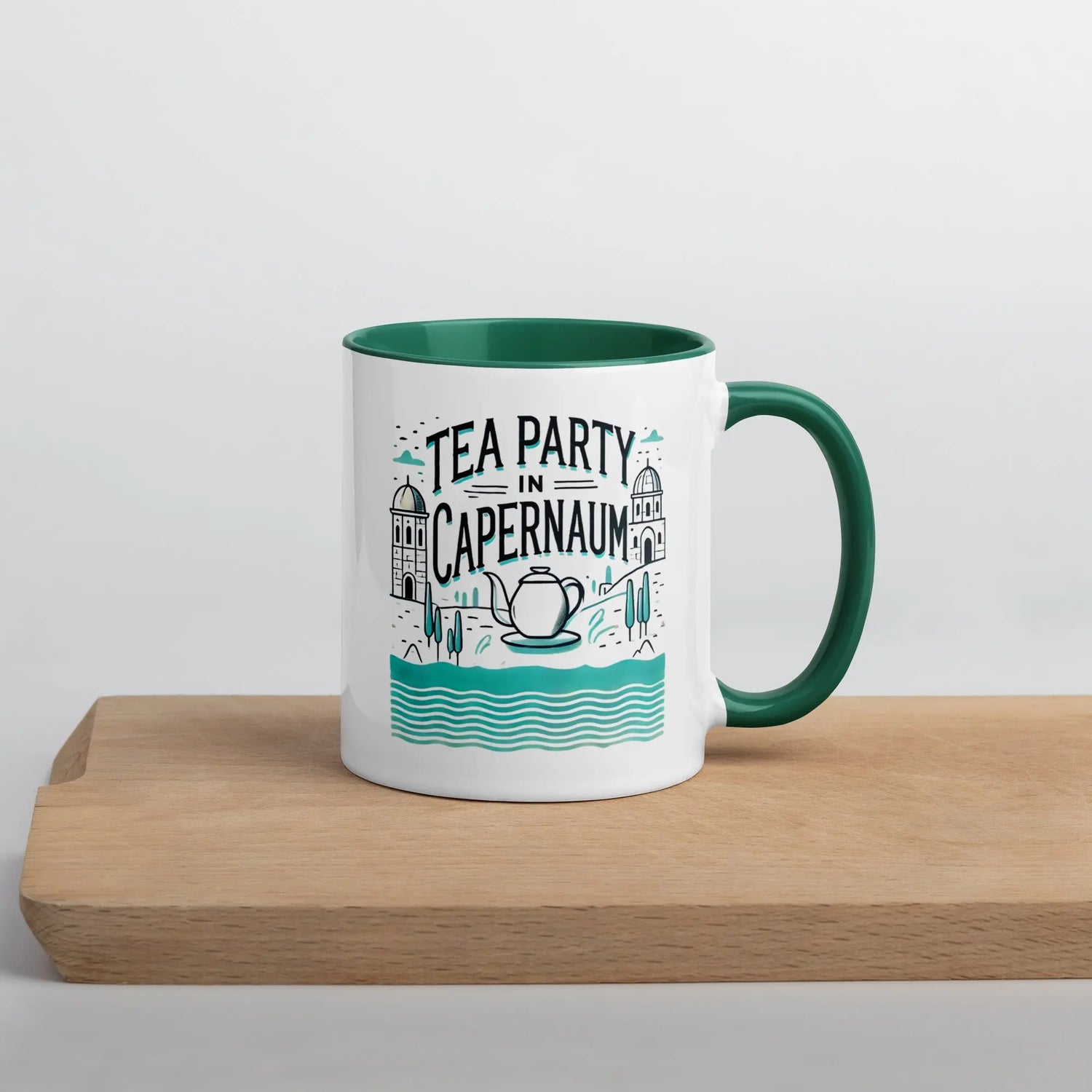 Tea Party in Capernaum Mug – Celebrate the Holy Land The Israel Store