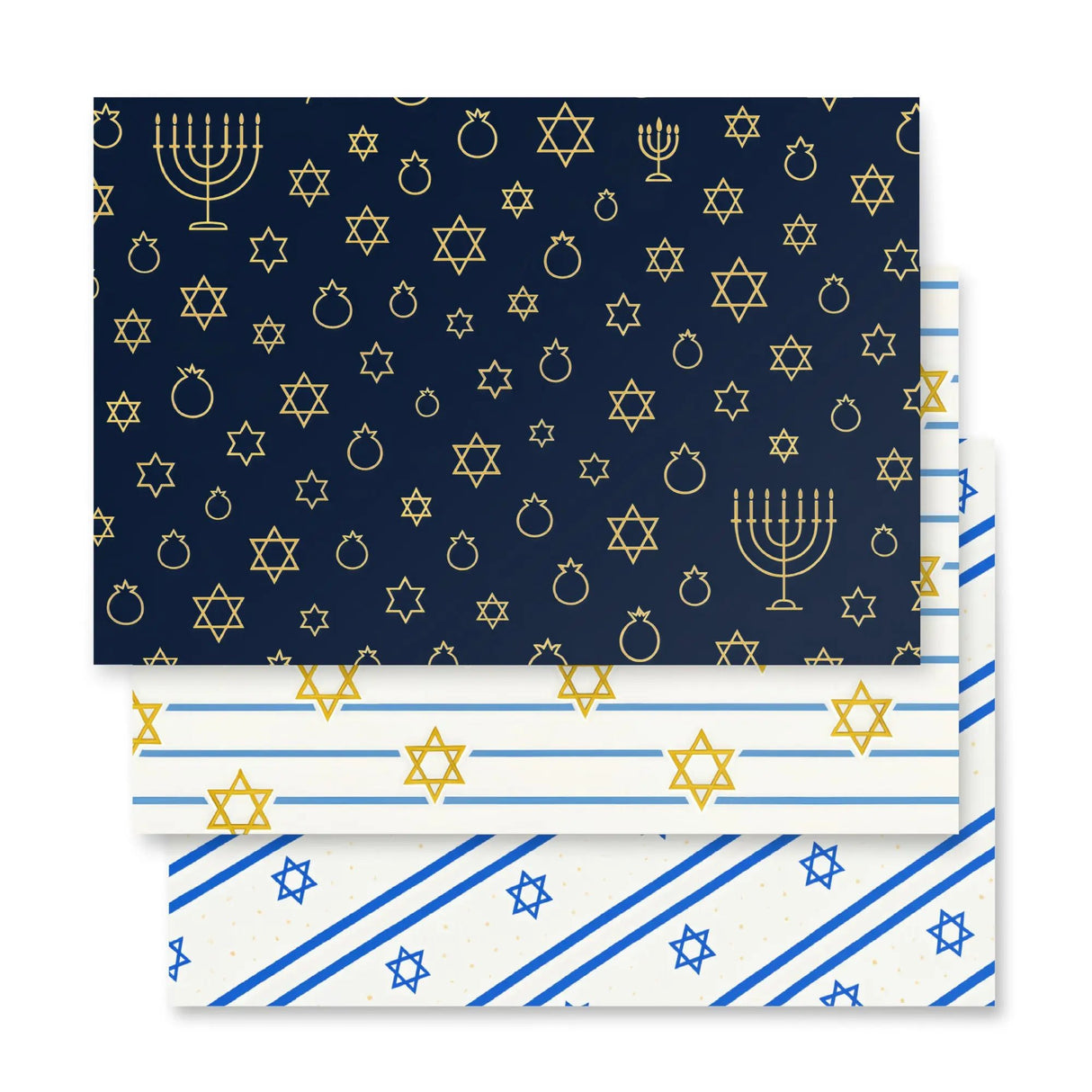 Israel-Inspired Gift Wrapping Paper (3 Pack) The Israel Store