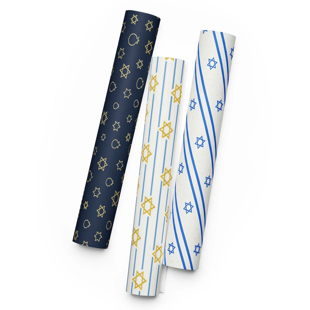 Israel-Inspired Gift Wrapping Paper (3 Pack) The Israel Store