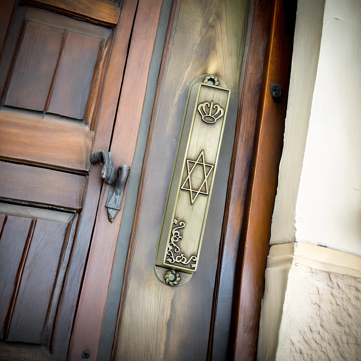 Elegant Mezuzah with Star of David The Israel Store