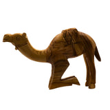 Handcrafted Olive Wood Camel Figurine The Israel Store