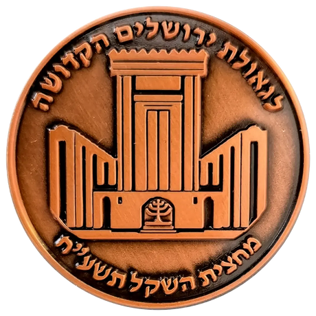 Trump-Cyrus Half-Shekel Temple Coin Holy Coins