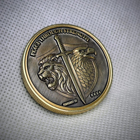 Peace Through Strength Special Edition Coin The Israel Store