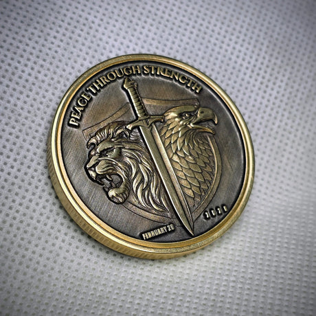Peace Through Strength Special Edition Coin The Israel Store