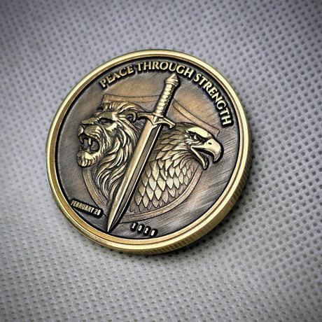 Peace Through Strength Special Edition Coin The Israel Store