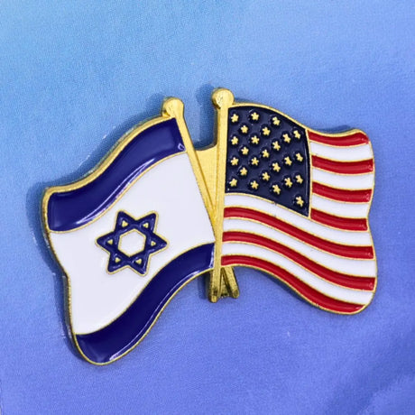 US-Israel Flag Lapel Pin – Symbol of Unity and Friendship The Israel Store