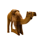 Handcrafted Olive Wood Camel Figurine The Israel Store