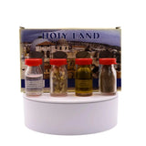 Holy Land Souvenir Set – Holy Water, Oil, Soil, and Incense The Israel Store