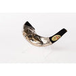 Silver-Plated Ram’s Classical Horn Shofar 13"-15" / 35-39 cm - MADE IN ISRAEL The Israel Store