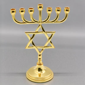 Traditional Star of David Menorah The Israel Store