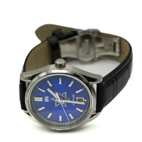 Star of David Heritage Premium Watch - Blue Edition The Israel Store