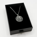 Shema Yisrael Stainless Steel Prayer Necklace – Hebrew Inscription The Israel Store