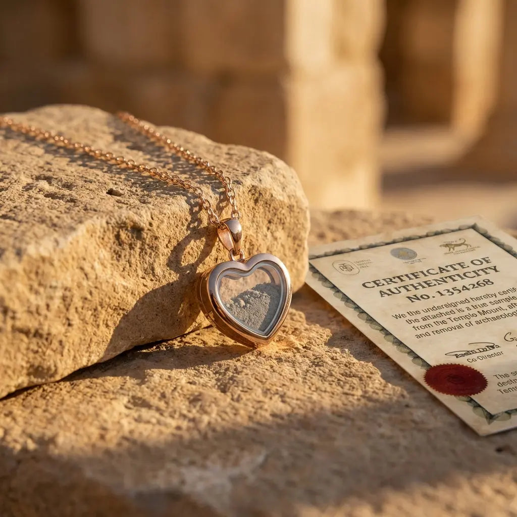 Heart of Unfailing Love Temple Mount Soil