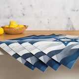Israel Flag Star of David Placemat Set The Israel Store