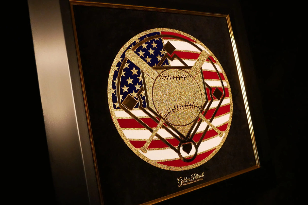Golden Baseball Golden Patriot